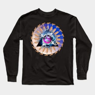 techno mandala Long Sleeve T-Shirt